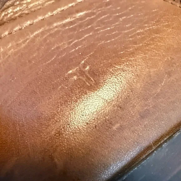 Frye Tan Leather Ankle Booties - Picture 6 of 7